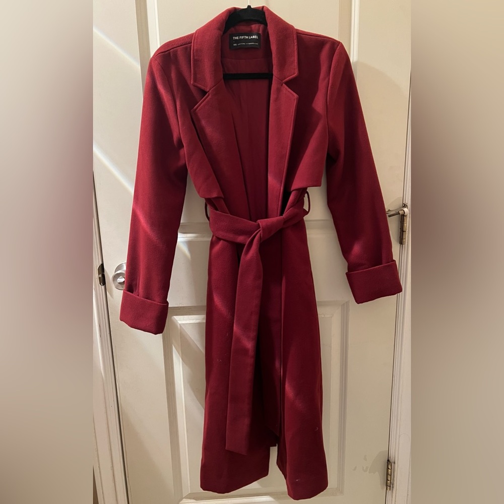 Burgundy Coat